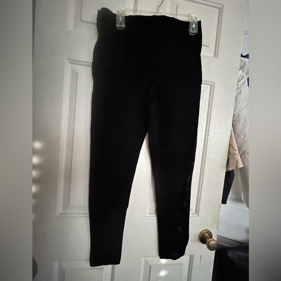 New Ann Taylor Skinny Pants Flocked Velvet Animal Print SZ Medium Leggings - Picture 10 of 15